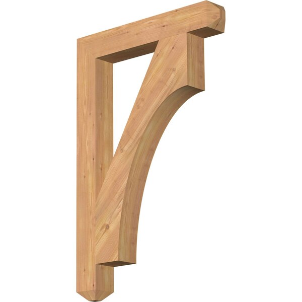 Ekena Millwork Westlake Craftsman Smooth Bracket, Western Red Cedar, 3 1/2"W x 24"D x 36"H BKT04X24X36WTL04SWR - main
